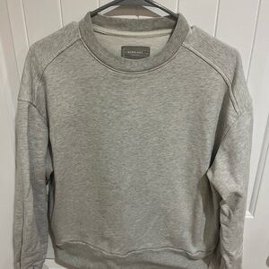 Everlane Women’s Gray Sweater Size Small 100% Organic Cotton EUC